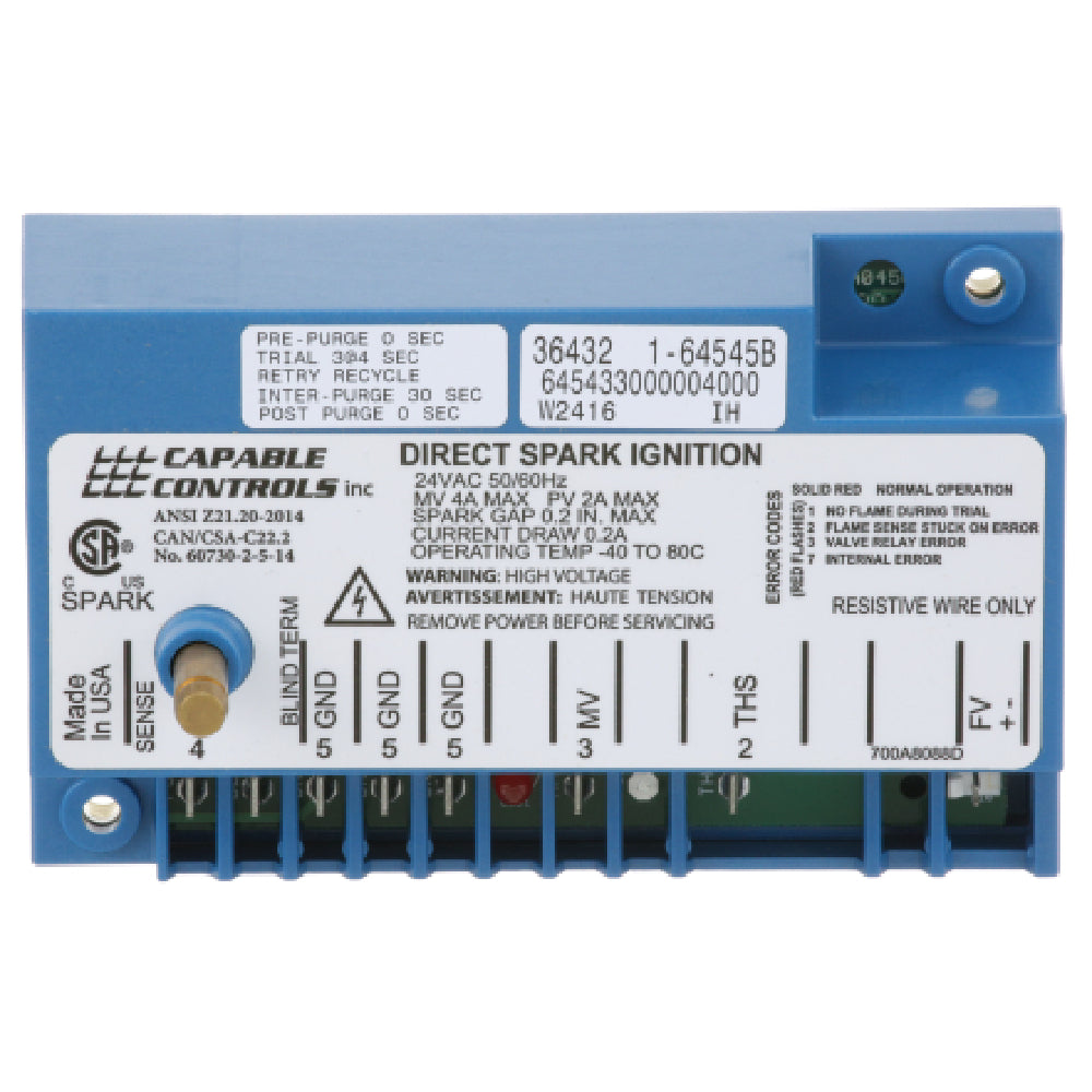 Blodgett 54725 Ignition Module Kit