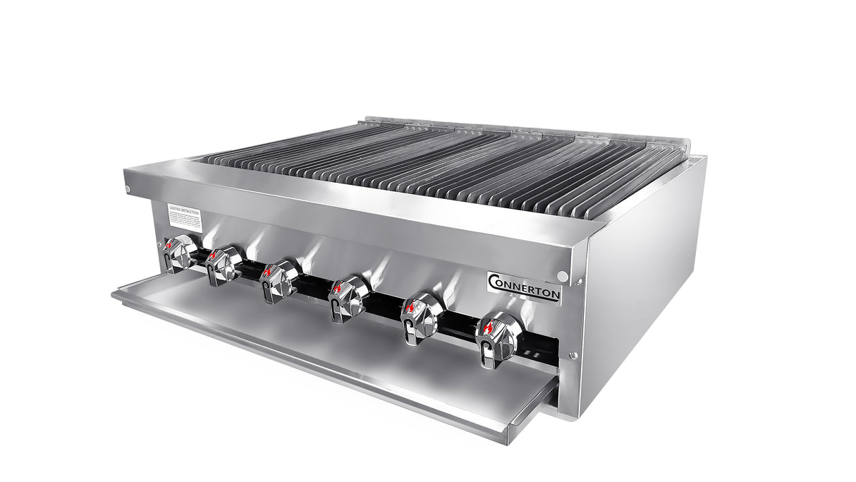 Connerton Cooking CRB-36-F_LP Charbroiler Floor Model Gas