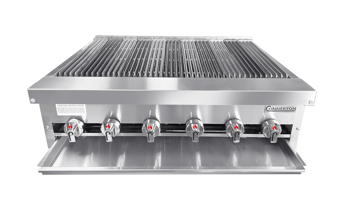 Connerton Cooking CRB-36-F_LP Charbroiler Floor Model Gas