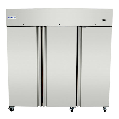 Empura Refrigeration E-KB82TF Reach-In Freezer 3 Swing Solid Doors 81"W X 32.7"D X 82.3"H