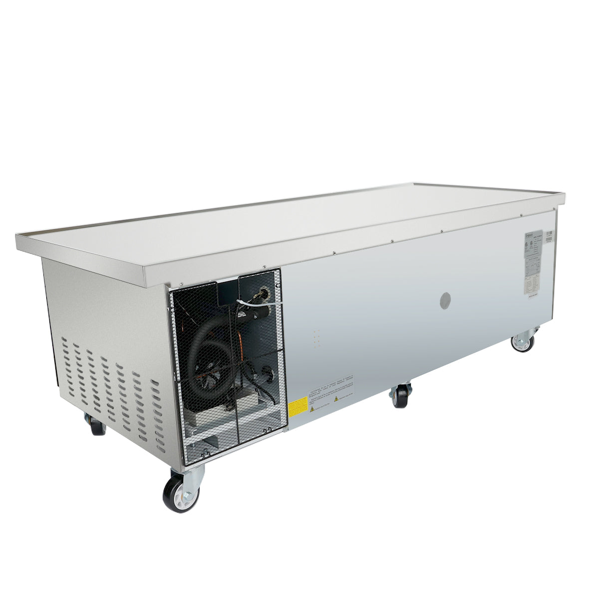 Empura Refrigeration E-KCBRC76 Refrigerated Equipment Stand 76"W X 31.9"D X 26.8"H 11.4 Cu. Ft. Capacity