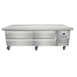 Empura Refrigeration E-KCBRC76 Refrigerated Equipment Stand 76"W X 31.9"D X 26.8"H 11.4 Cu. Ft. Capacity