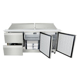 Empura Refrigeration E-KSP72M-D2 Refrigerated Sandwich/Salad Mega Top Prep Table With Drawers