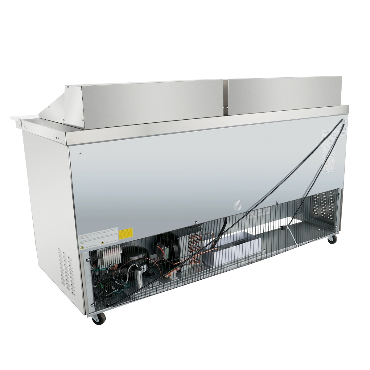 Empura Refrigeration E-KSP72M-D2 Refrigerated Sandwich/Salad Mega Top Prep Table With Drawers