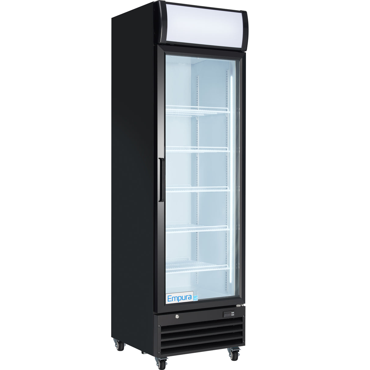 Empura Refrigeration EGM-13B Refrigerated Merchandiser 22.72"W X 23.82"D X 77.95"H 12 Cu. Ft. Capacity