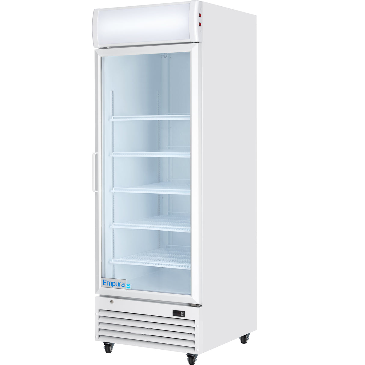 Empura Refrigeration EGM-23W Refrigerated Merchandiser 27.56"W X 31.1"D X 81.02"H 21 Cu. Ft. Capacity