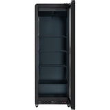 Empura 21" Black Swing Glass Door Merchandiser Refrigerator with ClearKeeper™ Glass, 7.2 Cu. Ft., LED Lighting, Self-Closing Door