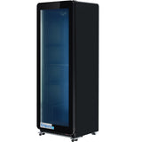 Empura 21" Black Swing Glass Door Merchandiser Refrigerator with ClearKeeper™ Glass, 7.2 Cu. Ft., LED Lighting, Self-Closing Door