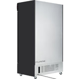 Empura 44" Black Swing Glass 2 Door Merchandiser Refrigerator with ClearKeeper™ Glass, 35 Cu. Ft., LED Lighting, 8 Adjustable Shelves