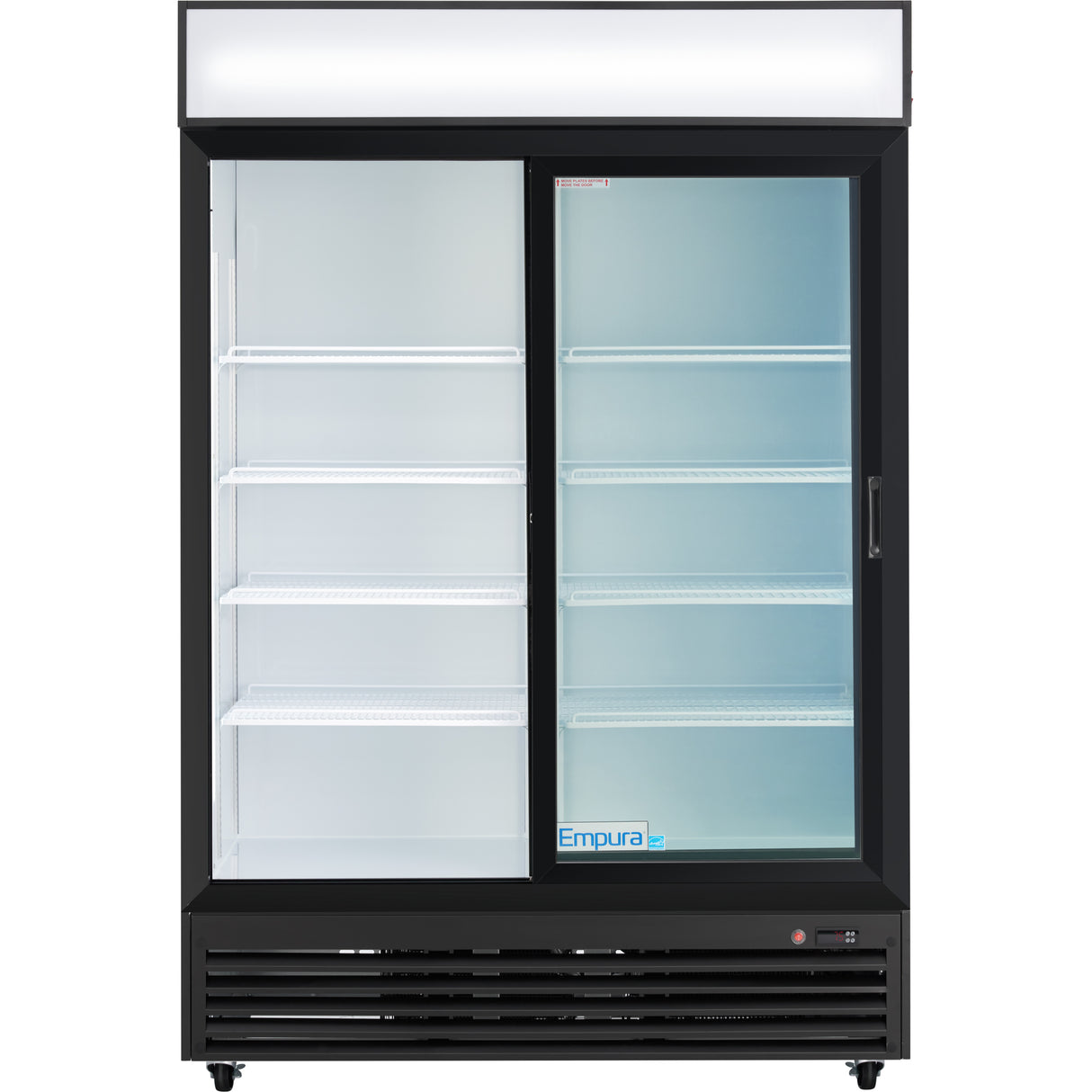 Empura Refrigeration ESM-42B Refrigerated Merchandiser 52.36"W X 27.56"D X 79.65"H 42 Cu. Ft. Capacity