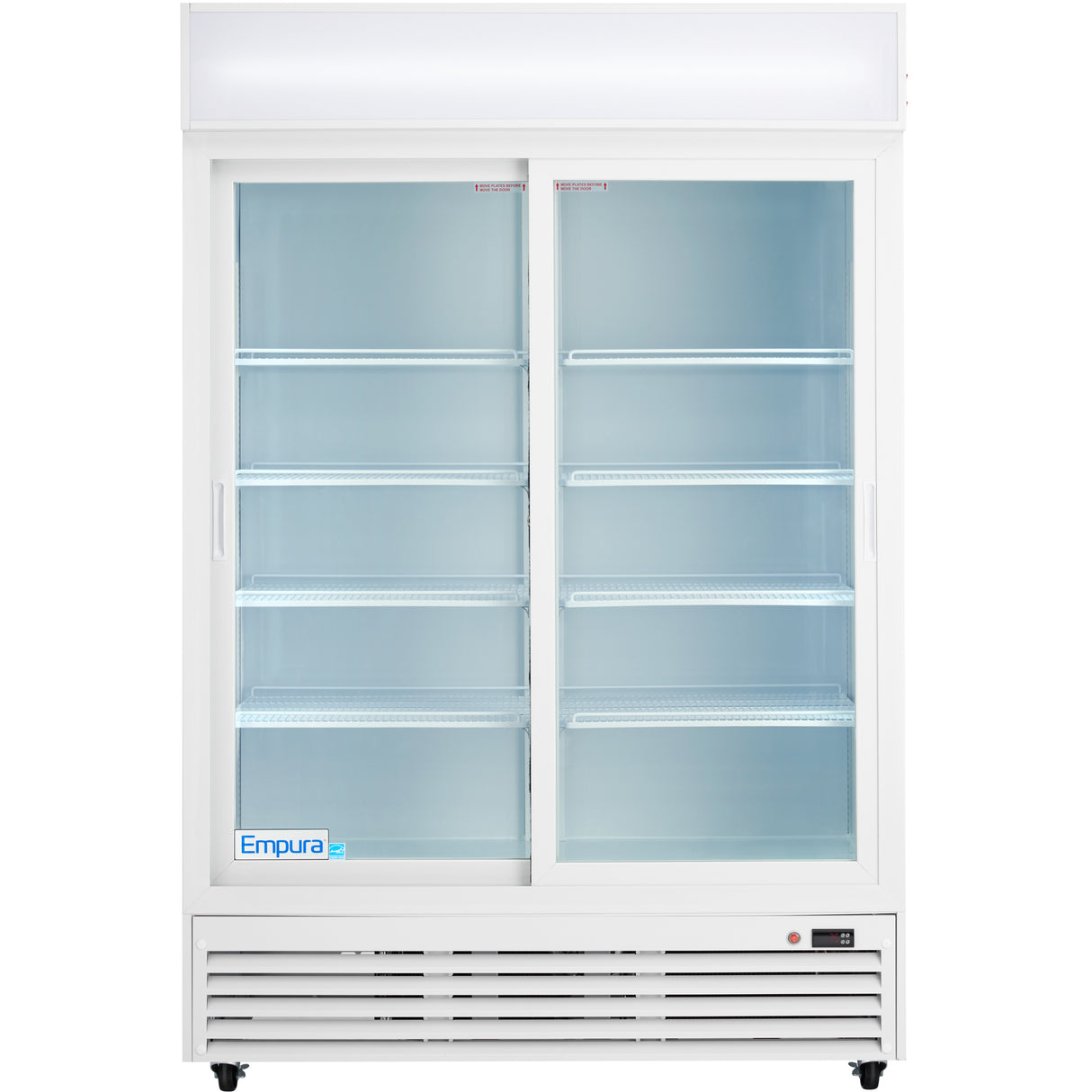Empura Refrigeration ESM-42W Refrigerated Merchandiser 52.36"W X 27.56"D X 79.65"H 42 Cu. Ft. Capacity