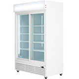 Empura Refrigeration ESM-42W Refrigerated Merchandiser 52.36"W X 27.56"D X 79.65"H 42 Cu. Ft. Capacity