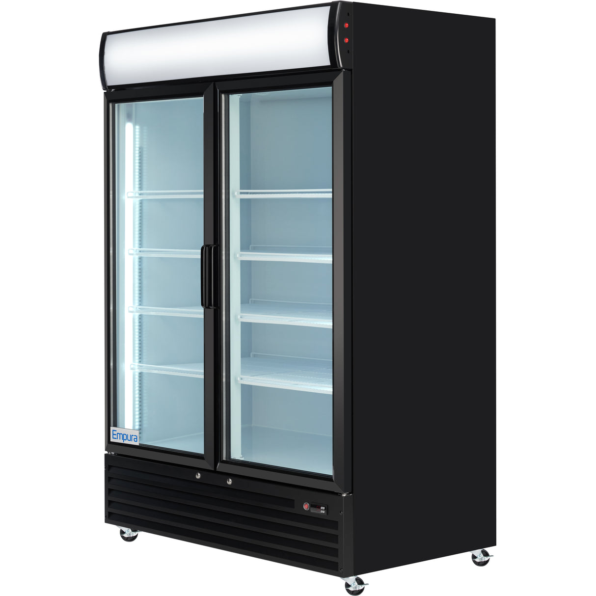 Empura Refrigeration EGM-50B Refrigerated Merchandiser 52.36"W X 32.28"D X 79.65"H 48 Cu. Ft. Capacity