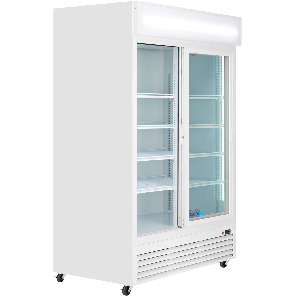 Empura Refrigeration ESM-50W Refrigerated Merchandiser 52.36"W X 31.5"D X 79.65"H 48 Cu. Ft. Capacity