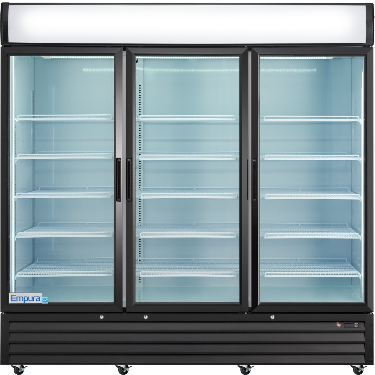 Empura Refrigeration EGM-75B Refrigerated Merchandiser 78.15"W X 32.28"D X 81.02"H 66.6 Cu. Ft. Capacity