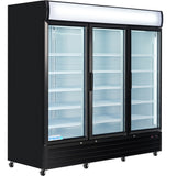 Empura Refrigeration EGM-75B Refrigerated Merchandiser 78.15"W X 32.28"D X 81.02"H 66.6 Cu. Ft. Capacity