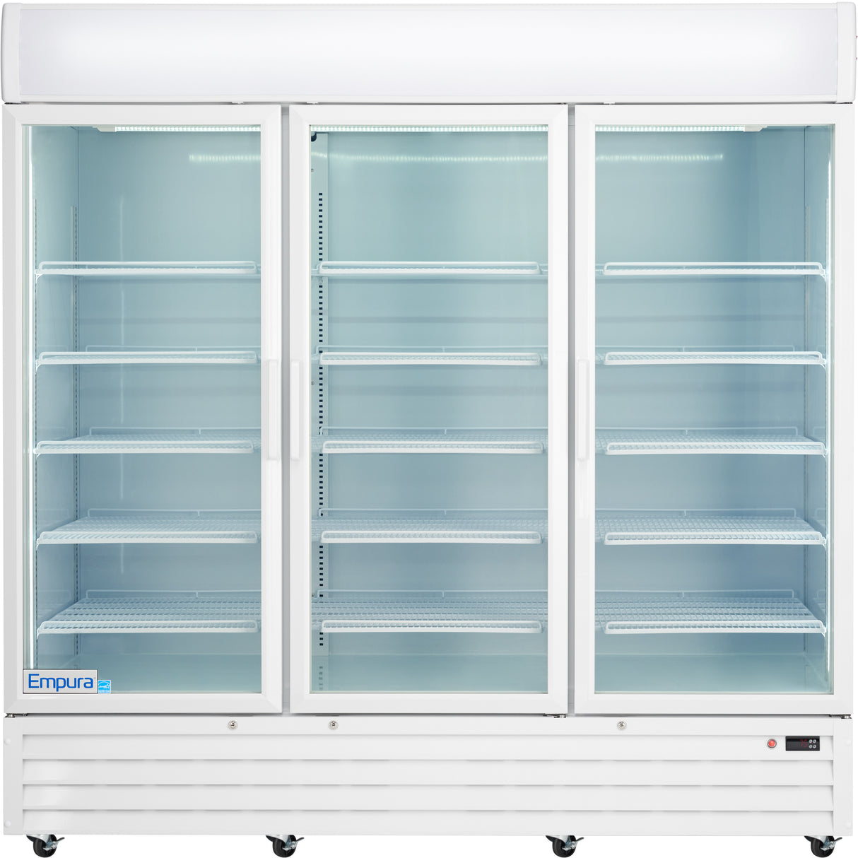 Empura Refrigeration EGM-75W Refrigerated Merchandiser 78.15"W X 32.28"D X 81.02"H 66.6 Cu. Ft. Capacity