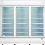 Empura Refrigeration EGM-75W Refrigerated Merchandiser 78.15"W X 32.28"D X 81.02"H 66.6 Cu. Ft. Capacity