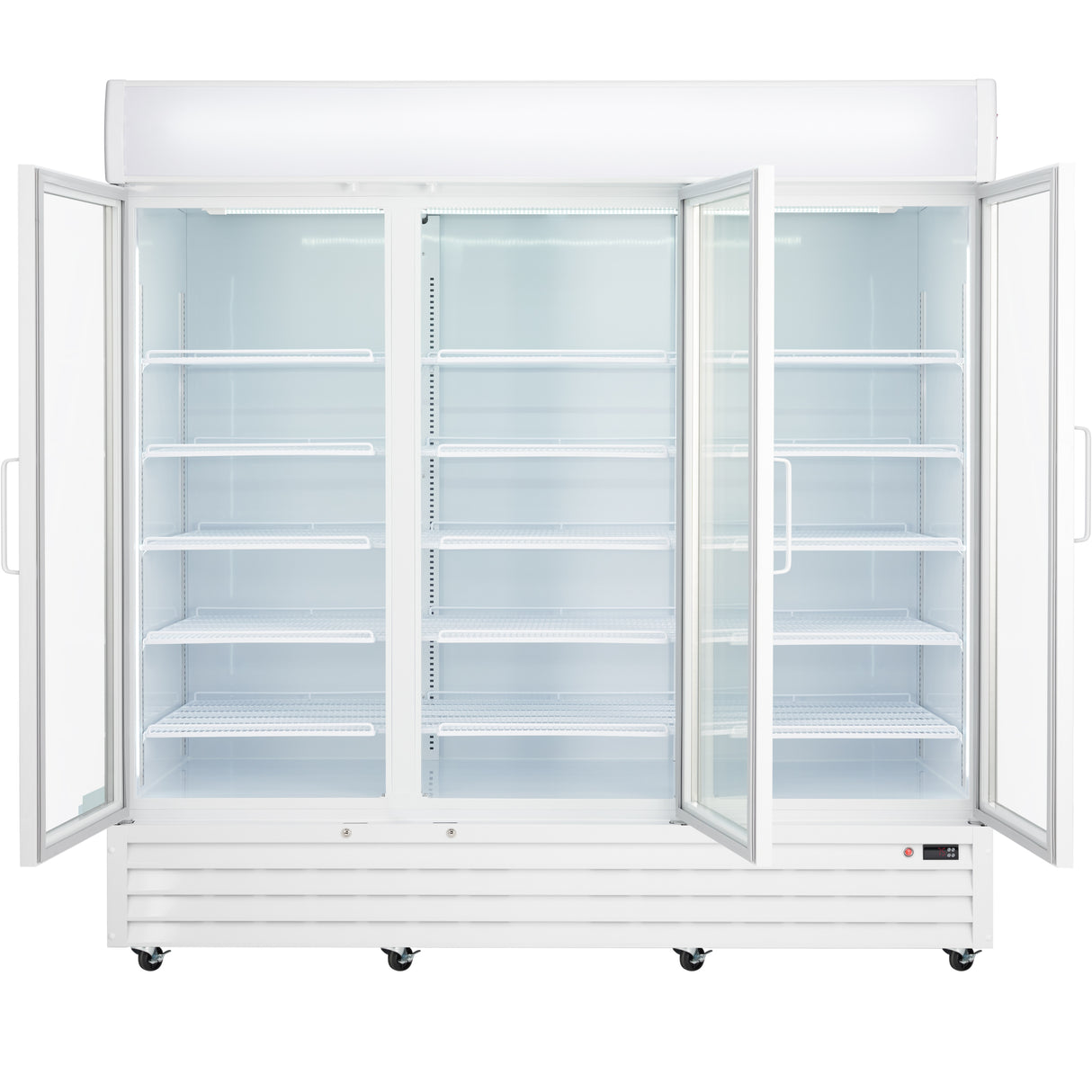 Empura Refrigeration EGM-75W Refrigerated Merchandiser 78.15"W X 32.28"D X 81.02"H 66.6 Cu. Ft. Capacity