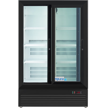 Empura Refrigeration SS-P300WA-B Refrigerator Merchandiser 35.4"W X 19.45"D X 55.62"H 10 Cu. Ft Capacity