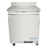Empura Refrigeration E-KUC27FW Undercounter Reach-In Freezer Work Top 1 Swing Door Solid Door