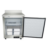 Empura Refrigeration E-KUC27W Undercounter Reach-In Refrigerator Work Top 1 Swing Solid Door