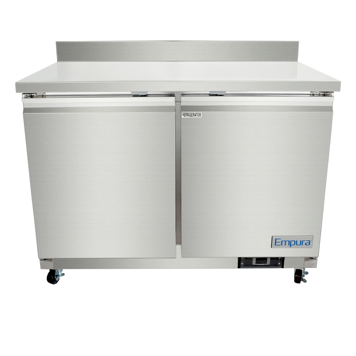 Empura Refrigeration E-KUC48W Undercounter Reach-In Refrigerator Work Top