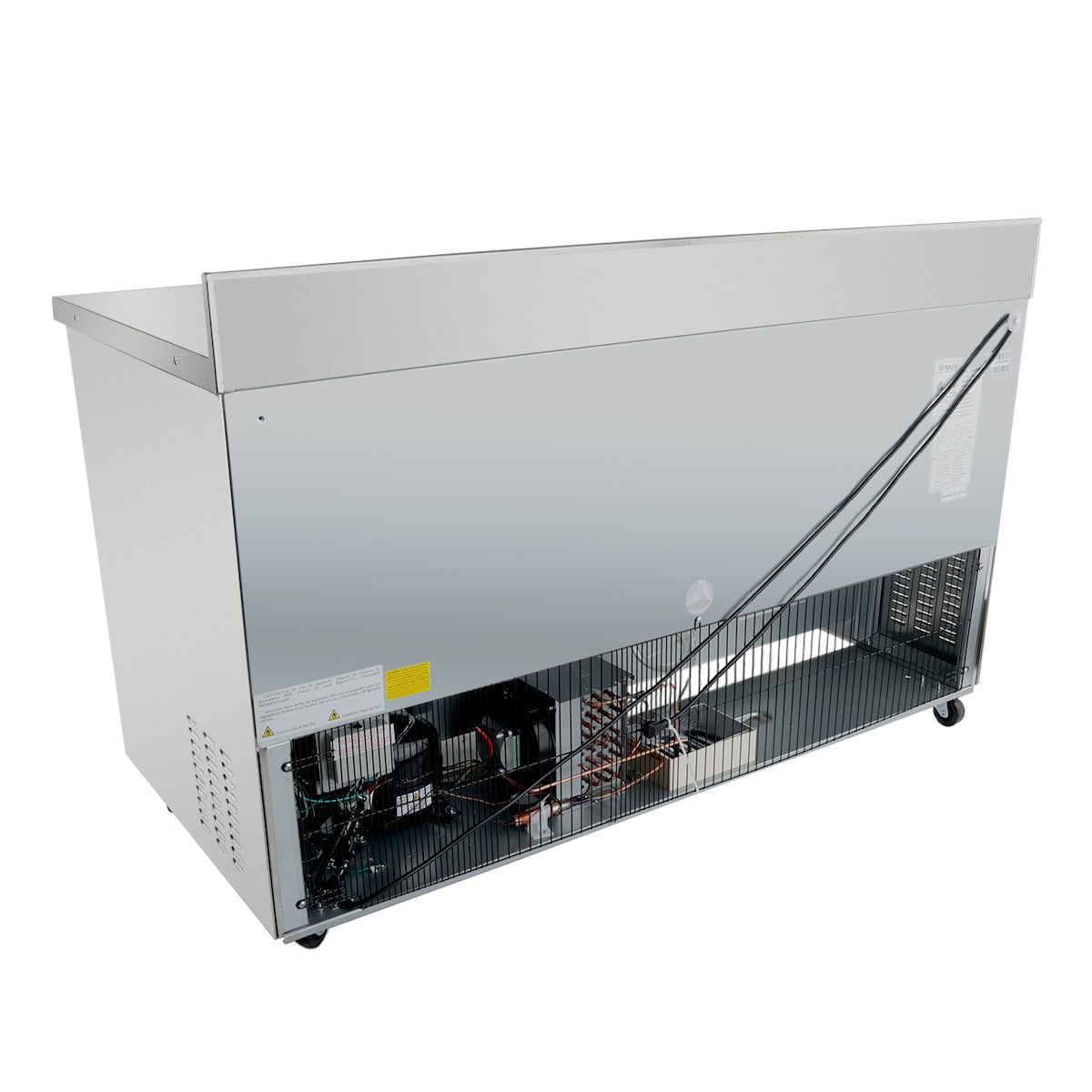 Empura Refrigeration E-KUC60FW Undercounter Reach-In Freezer Work Top 2 Swing Door Solid Doors