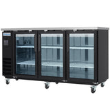 Empura Refrigeration E-KBB72-3G-24 Back Bar Cooler 73.1"W X 24.4"D X 41.7"H 20.8 Cu. Ft. Capacity