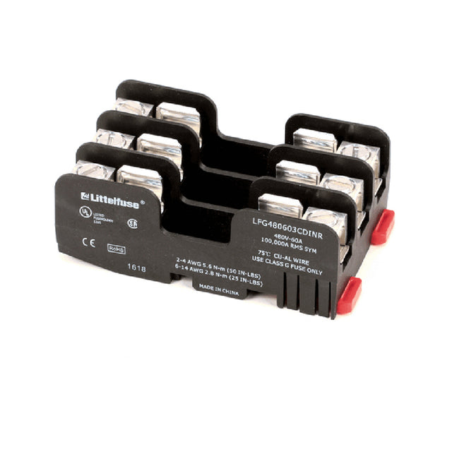 Alto-Shaam FU35728 Fuse Holder 60a 480v Cl Ass G3 Pole Din Rail