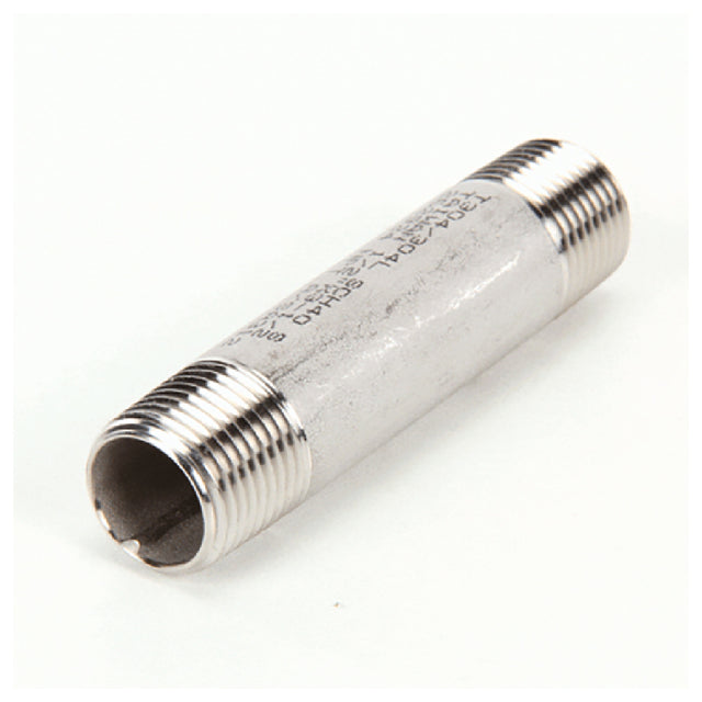 Groen Z009816 Nipple 304 1/2" Npt X 3 1/2 Long