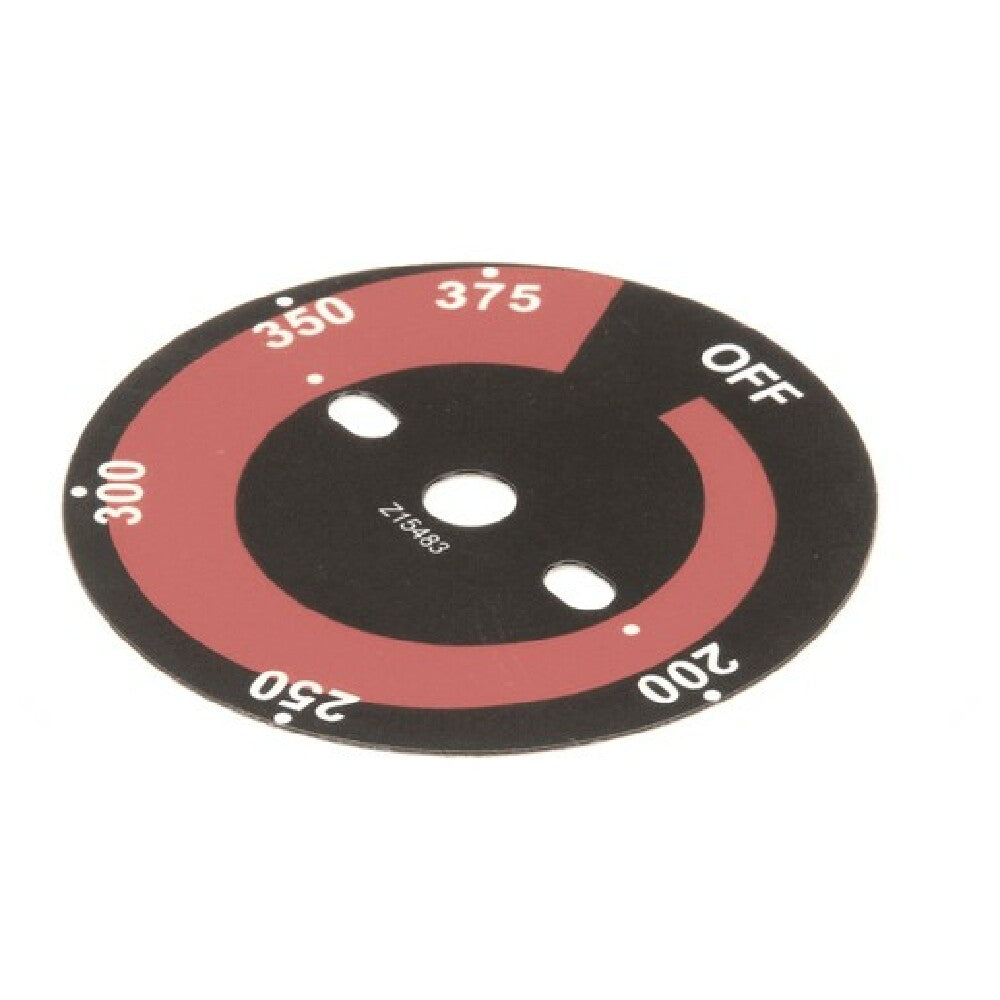Star Mfg 2M-Z15483 Label Knob Elec. Fryer