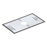 Star Mfg 2M200839 Label Rotary Switch Ark