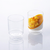 JB Prince RB120 F Martellato Disposable Goblet Glass 5.07 Oz. Cylinder Plastic
