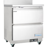 Empura Refrigeration E-KUC27W-D2 Undercounter Reach-In Refrigerator Work Top (2) Drawers
