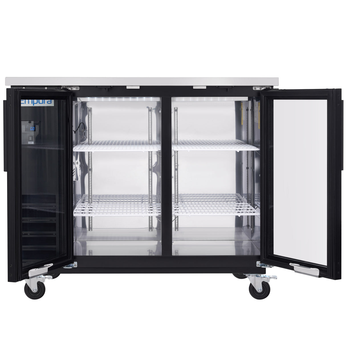 Empura Refrigeration E-KBB48-2G-24 Back Bar Cooler 49.1"W X 24.4"D X 41.7"H 12.5 Cu. Ft. Capacity