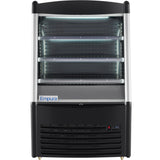 Empura Refrigeration E-VOAR-36B Vertical Air Curtain Merchandiser 36.2"W X 33.3"D X 59.4"H 11.3 Cu. Ft. Capacity