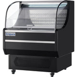 Empura Refrigeration E-RCDC-35B Refrigerated Display Case Countertop 34.6"W X 22.4"D X 27"H