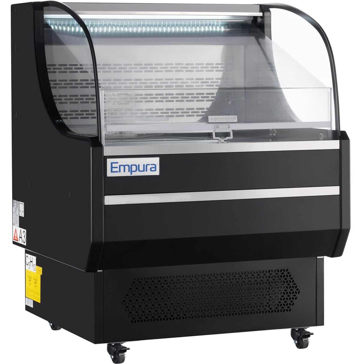 Empura Refrigeration E-RCDC-35B Refrigerated Display Case Countertop 34.6"W X 22.4"D X 27"H