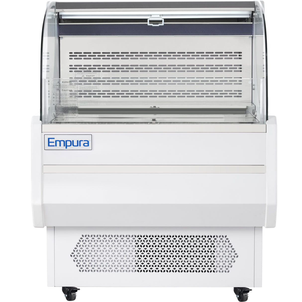 Empura Refrigeration E-HACMR-36W Horizontal Air Curtain Merchandiser 35.4"W X 33.3"D X 46"H 7.5 Cu. Ft. Capacity
