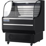 Empura Refrigeration E-RCDC-35B Refrigerated Display Case Countertop 34.6"W X 22.4"D X 27"H