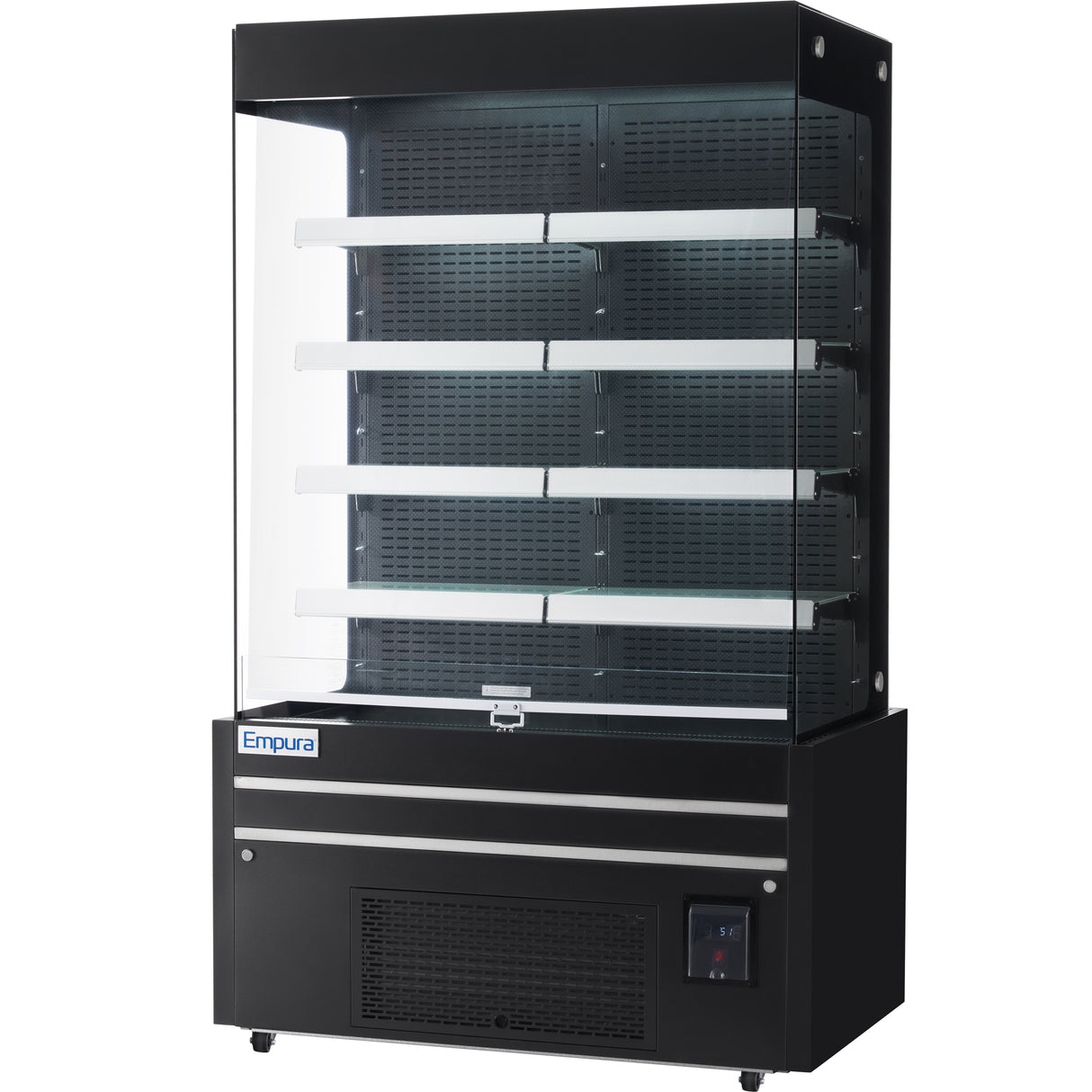 Empura Refrigeration E-VOAR-48B Open Air Merchandiser 48.4"W × 29"D × 79.9"H 26.8 Cu. Ft. Capacity
