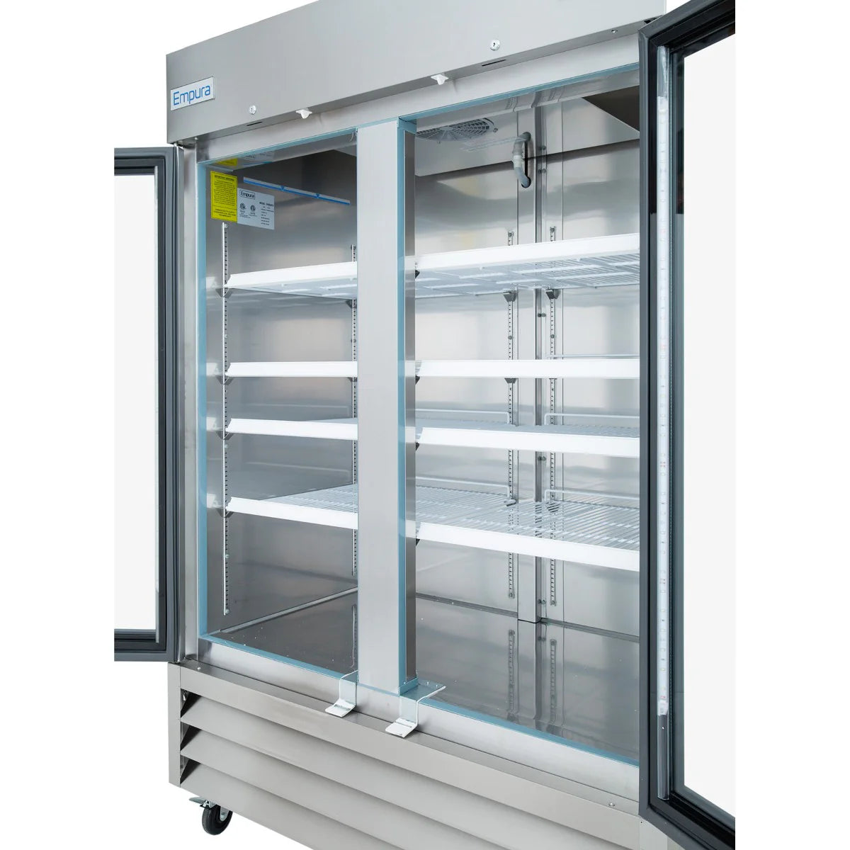 Empura Refrigeration E-KB54FG Reach-In Freezer 53.9"W X 31.9"D X 82.3"H 43.9 Cu. Ft. Capacity