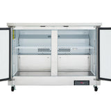 Empura Refrigeration E-KUC48 Undercounter Reach-In Refrigerator 48.2"W X 29.9"D X 35.5"H 10.1 Cu. Ft. Capacity