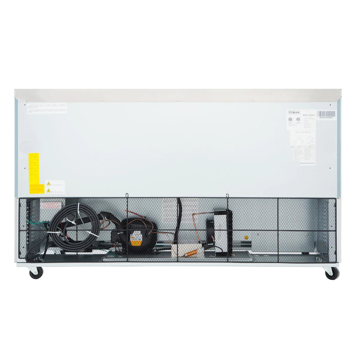 Empura Refrigeration E-KUC60 Undercounter Reach-In Refrigerator 61.2"W X 29.9"D X 35.5"H 13.2 Cu. Ft. Capacity