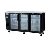 Empura Refrigeration E-KBB72-3G-24 Back Bar Cooler 73.1"W X 24.4"D X 41.7"H 20.8 Cu. Ft. Capacity