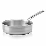 JB Prince S481 24 De Buyer Alchimy Straight Saute Pan 9.5"dia Brushed Finished