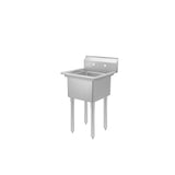 Atosa SS1818D11N MixRite Sink 1-compartment 24"W X 24"D X 44-1/2"H Overall