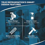 True Refrigeration T-49-HC Refrigerator Reach-in Two-section