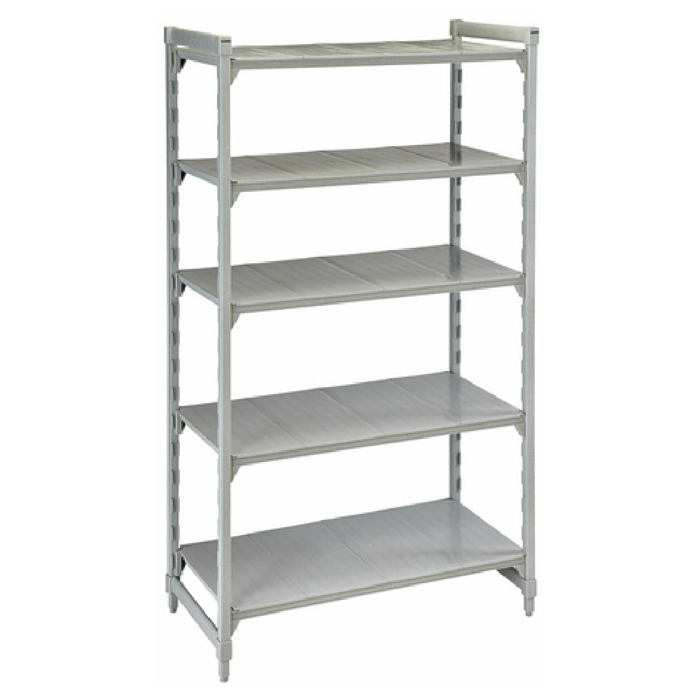 Cambro CPU214884S5PKG Camshelving® Premium Starter Unit 21"W X 48"L X 84"H 5-tier